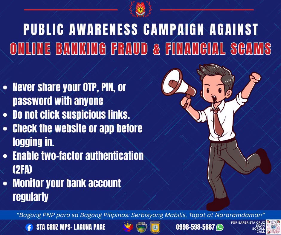PUBLIC AWARENESS AGAINST ONLINE BANKING FRAUD AND FINANCIAL SCAM