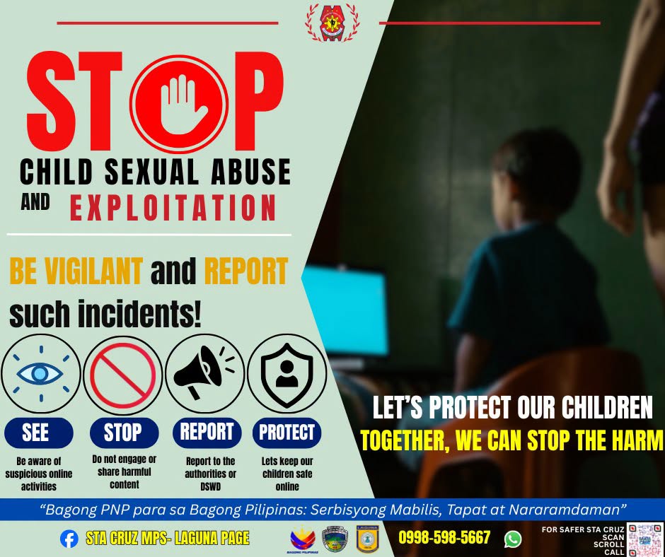 STOP CHILD SEXUAL ABUSE AND EXPLOITATION