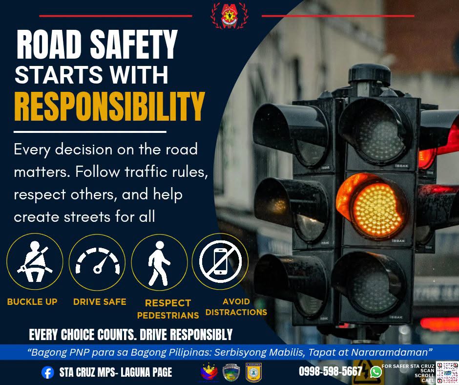 Road Safety start with RESPONSIBILITY